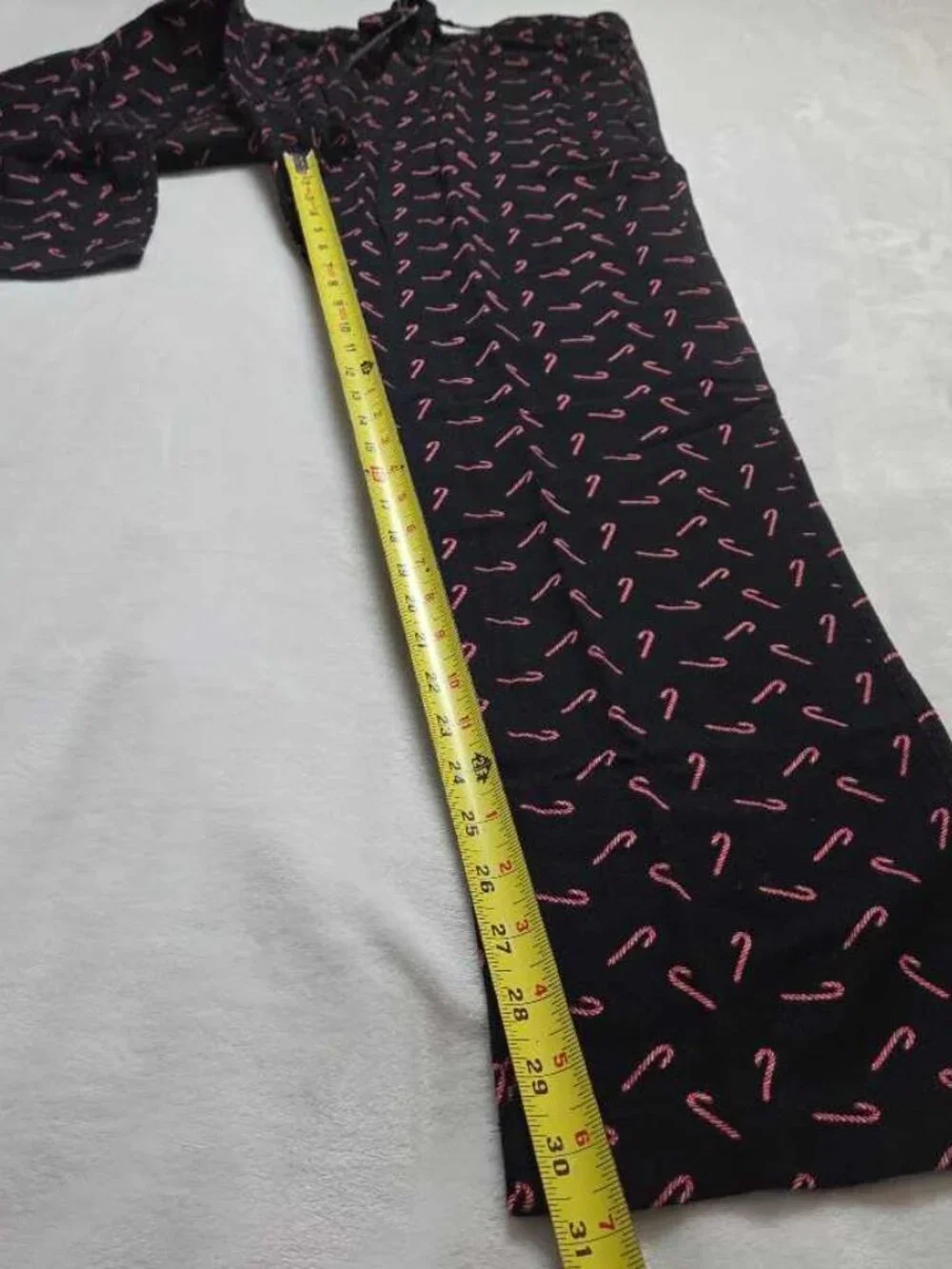 New M J,Crew flannel pajama pant in Christmas Candy Cane print sleep bottoms